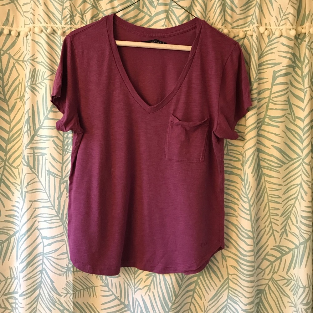 Casual purple tee shirt